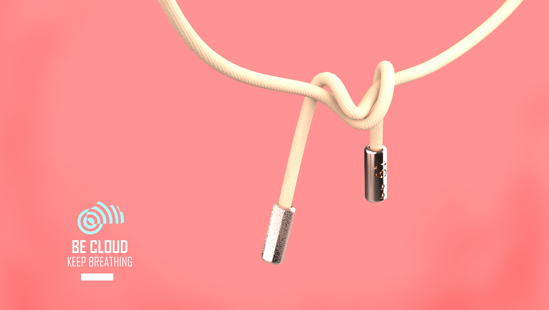 Bracelet zoom in image and be cloud logo
