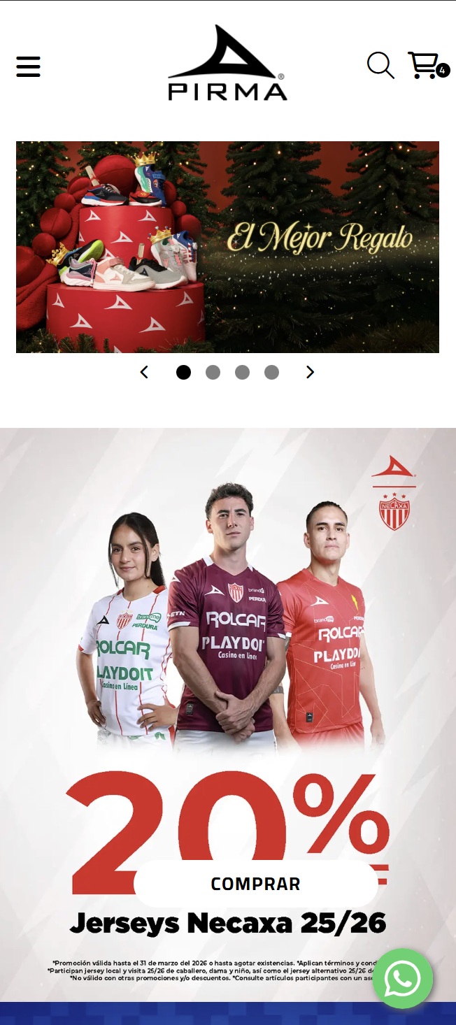 Pirma website preview