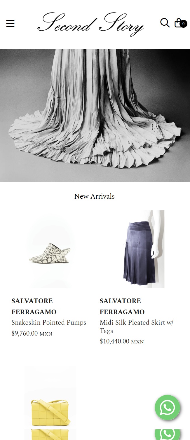 Second Story website preview